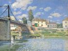 The Bridge at Villeneuve-la-Garenne, 1872 (oil on canvas)