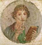 Portrait of a young girl (fresco)