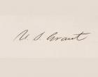 Signature of Ulysses S. Grant (litho)