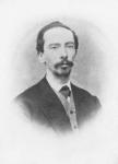 Portrait of Rafael Pombo, 1868 (b/w photo)