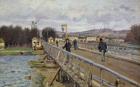 Footbridge at Argenteuil, 1872 (oil on canvas)