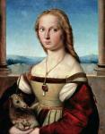 Portrait of a Lady with a Unicorn, c.1505-6 (oil on panel)