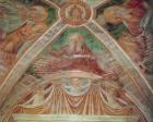 God the Father at the Cornerstone, Christ blessing, on the Ceiling, God the Father blessing (fresco)