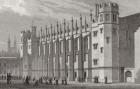 The New Hall, Christ's Hospital, 1828 (engraving)
