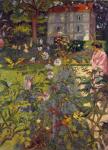 Garden at Vaucresson, 1920 (distemper on canvas)