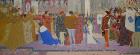 The Crowning at Reims of the Dauphin, from Joan of Arc Series E, 1907 (oil & gold leaf on canvas)