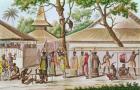 Religious Festival in Caieli, Buru Island, from 'Voyage Autour du Monde sur la Corvette Coquille (1822-25) by Louis Isidore Duperrey (1786-1865) (colour litho)
