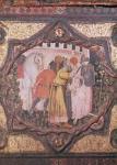 Detail of a cassone showing the story of Saladin and Torello of Istria, by Giovanni Boccaccio (tempera on panel) (see also 444281-82)