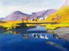 Mirror in the Cairngorms (oil on board)