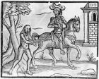 A Knight and A Wildman, c.1520-50 (woodcut)