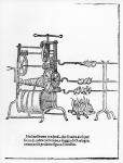 The Procedure for Spit Roasting (woodcut) (b/w photo)