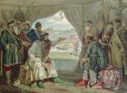 The Convention of Princes with Grand Duke Vladimir Monomakh II (1053-1125) at Dolob in 1103, 1880 (w/c on paper)
