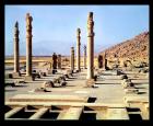 General view of the Apadana (Audience Hall) founded c.518 BC (photo)