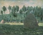 Haystacks near Giverny, c.1884-89 (oil on canvas)