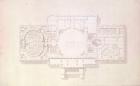 Plan of the Principal Story of the Capitol, U.S., 1806