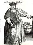 The Fat Bishop (engraving) (b/w photo)
