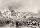 The Attack on Fredericksburg, Virginia, from 'National History of the War for the Union', 1860s (litho)