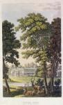 Woburn Abbey, from Ackermann's 'Repository of Arts', 1828 (colour litho)
