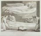 The Death of a Good Old Man, p.11, illustration from 'The Grave, A Poem', engraved by Luigi Schiavonetti (1765-1810), 1808 (etching)