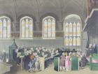 Court of Chancery, Lincoln's Inn Hall, engraved by Constantine Stadler (fl.1780-1812), 1808 (coloured aquatint)