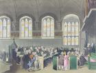 Court of Chancery, Lincoln's Inn Hall, engraved by Constantine Stadler (fl.1780-1812), 1808 (coloured aquatint)