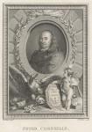 Pierre Corneille (1606-84) French playwright (engraving) (b&w photo)