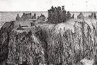 Dunottar Castle, 2007, (ink on paper)