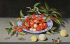 Still Life of Cherries and Peaches