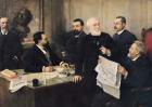 The Board of Directors of 'La Republique Francaise', 1890 (oil on canvas)