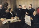 The Board of Directors of 'La Republique Francaise', 1890 (oil on canvas)