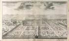 Bird's Eye View of the Gardens of Kensington Palace, engraved by Johannes Kip (c.1652-1722) pub. by J. Smith, 1724 (engraving)