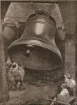 Testing the Great Bell for St. Paul's Cathedral at Messrs. Taylor and Son's Factory, Loughborough, from 'The Illustrated London News', 14th January 1882 (engraving)