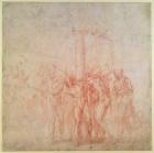 Inv. 1895 6-15-500. R. (W.15) The Flagellation of Christ (red chalk on paper)