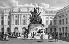 Exchange Buildings and Nelson's Monument, Liverpool, engraved by Thomas Dixon (engraving)