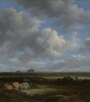 View of Haarlem from the Northwest with the Bleaching Fields in the Foreground, c.1650-82 (oil on canvas)
