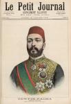 Twefik Pasha (1852-92) Khedive of Egypt, died in Cairo, 7th January, from 'Le Petit Journal', 23rd January 1892 (colour litho)
