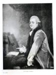 Portrait of Edward Gibbon (1737-94) (oil on canvas) (b/w photo)