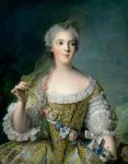 Portrait of Madame Sophie (1734-82), daughter of Louis XV, at Fontevrault, 1748 (oil on canvas)