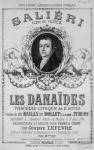 Advertisement for 'Les Danaides', 19th April 1784 (litho) (b/w photo)