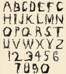The Three Delevines Satanic Gambols Human Alphabet. The Three Delevines were an 1897 Music Hall act. From The Strand Magazine published 1897.