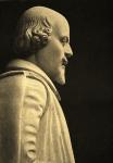 Statue of William Shakespeare (1564-1616) (stone) (detail)