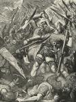 Death of Harold at the Battle of Hastings (engraving)