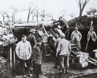 A French '155' at Verdun, c.1916 (b/w photo)