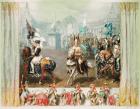 Knight tournament, 1854 (w/c & gouache on paper)