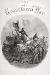 Allegorical engraving of Victory, from the title page of Volume 3 of 'The Great Civil War: A History of the Late Rebellion' by R.Thomas and B.G.Smith, published by R.Worthington, 1860s (litho)