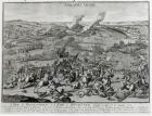 A View and Representation of the Battle of Hochsted, 13th August 1704 (engraving) (b/w photo)