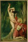 Apollo and Daphne, c.1845 (oil on canvas)
