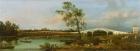 Old Walton's Bridge, 1755 (oil on canvas)