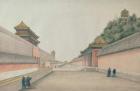 The Imperial Palace in Peking, from a collection of Chinese Sketches, 1804-06 (w/c on paper)