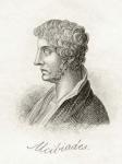 Alcibiades Cleiniou Scambonides, from 'Crabb's Historical Dictionary', published 1825 (litho)
